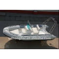 Yacht à grande vitesse en fibre de verre bateau gonflable côtes 4,2 m